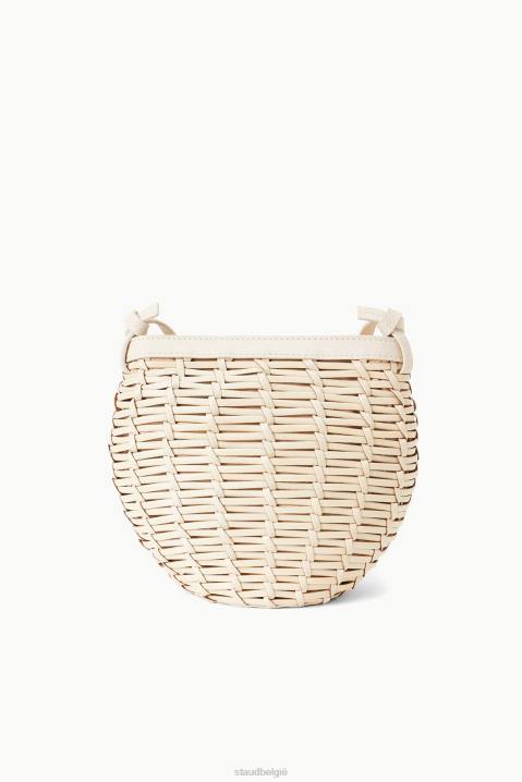 vrouwen kleding room STAUD anouk geweven schoudertas 4TZV649