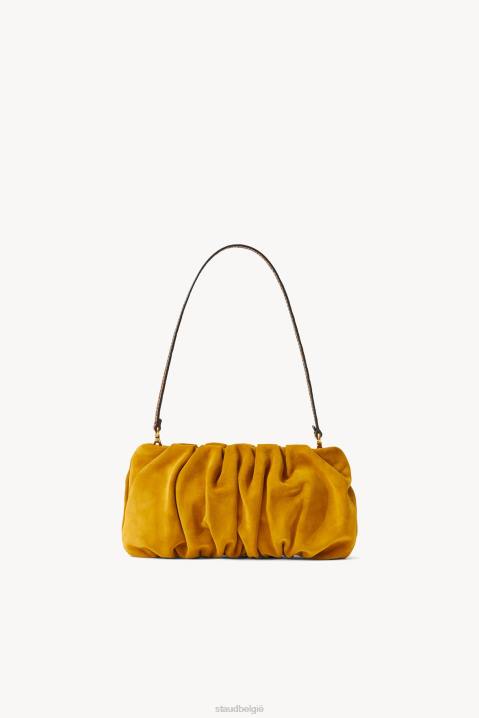 vrouwen accessoires oker suède STAUD zitzak 4TZV840