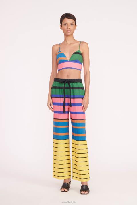 vrouwen kleding formentera streep STAUD alize broek 4TZV514