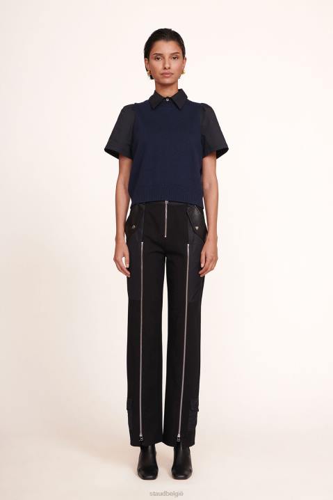 vrouwen kleding zwart STAUD sesam broek 4TZV553