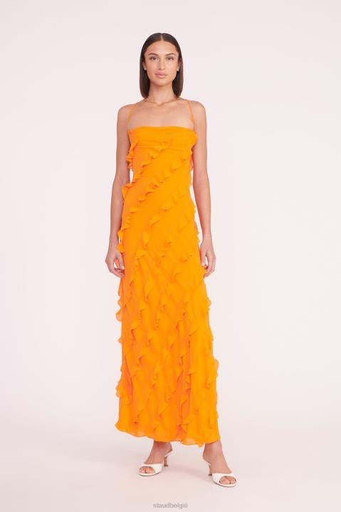 vrouwen bruids nectarine STAUD Elvire jurk 4TZV1048
