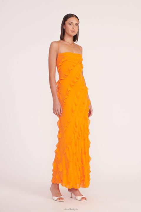 vrouwen bruids nectarine STAUD Elvire jurk 4TZV1048