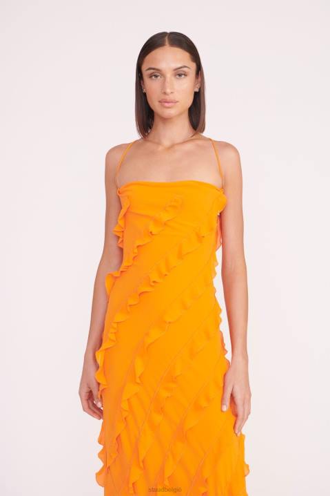 vrouwen bruids nectarine STAUD Elvire jurk 4TZV1048