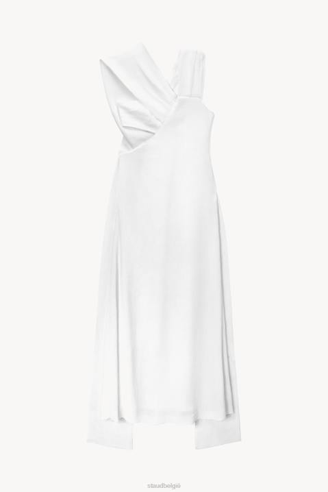 vrouwen bruids wit STAUD titanium jurk 4TZV1050