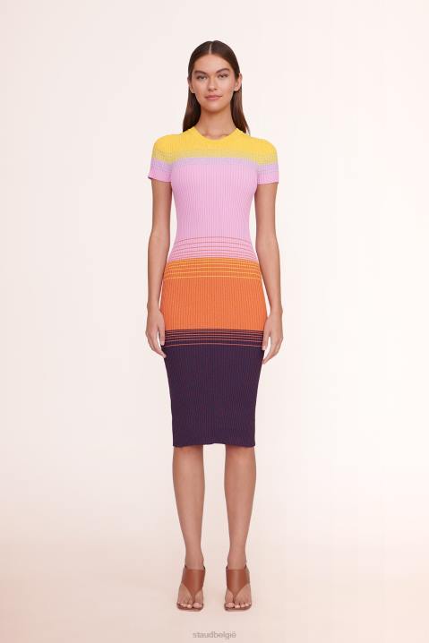 vrouwen kleding aura STAUD colleen jurk 4TZV230