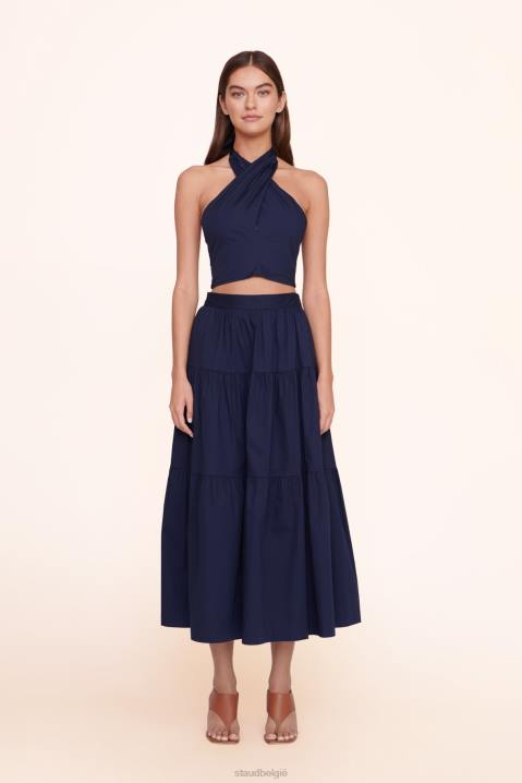 vrouwen kleding marine STAUD zee rok 4TZV465