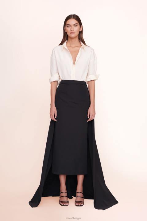 vrouwen kleding zwart STAUD prunella rok 4TZV484