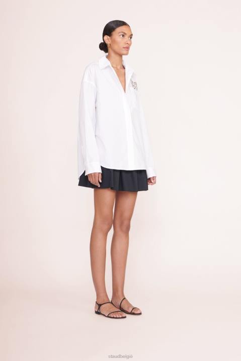 vrouwen accessoires wit STAUD x C.BONZ op maat gemaakt klassiek oversized overhemd 4TZV1023