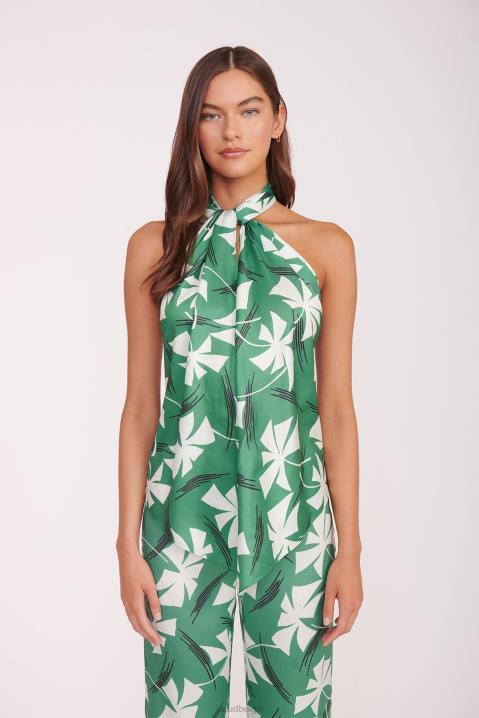 vrouwen kleding groen molentje STAUD trope top 4TZV362