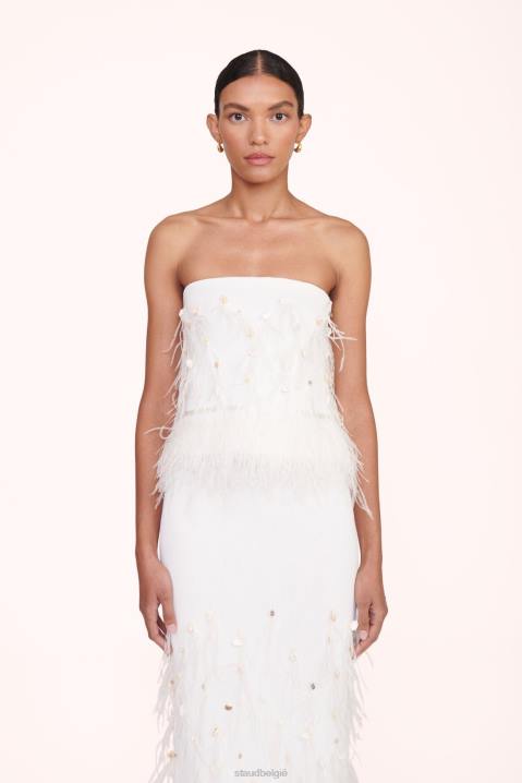 vrouwen kleding ivoor STAUD kristen top 4TZV406