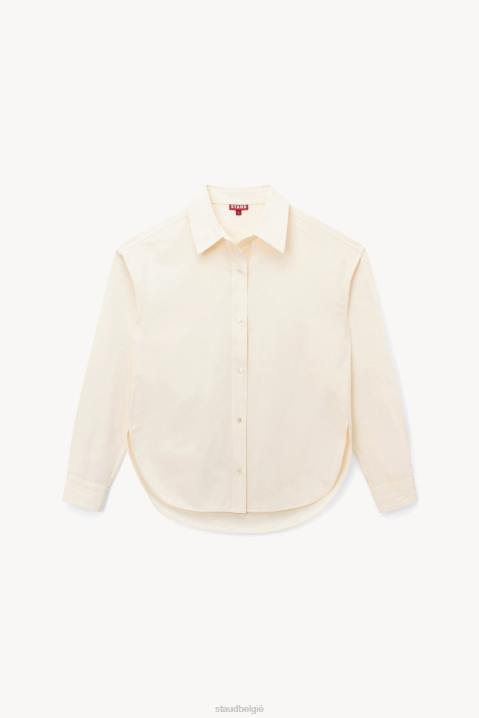 vrouwen kleding ivoor STAUD leonora oversized topje 4TZV439