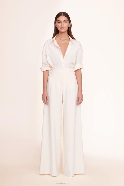 vrouwen kleding ivoor STAUD leonora oversized topje 4TZV439