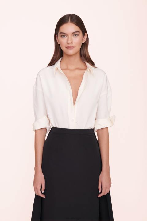 vrouwen kleding ivoor STAUD leonora oversized topje 4TZV439