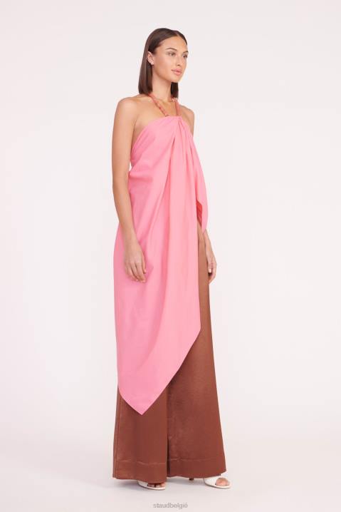 vrouwen kleding koraal roze STAUD wens top 4TZV318