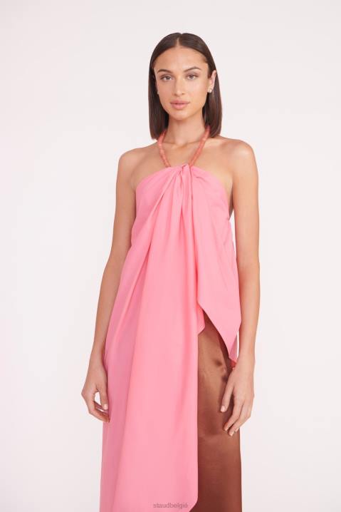 vrouwen kleding koraal roze STAUD wens top 4TZV318