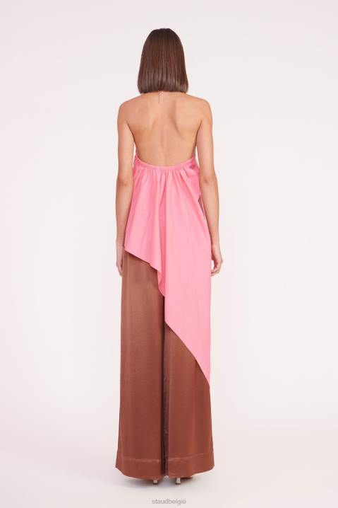 vrouwen kleding koraal roze STAUD wens top 4TZV318