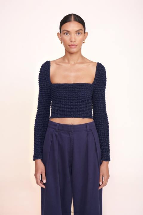 vrouwen kleding marine STAUD Eleonora bovenaan 4TZV424