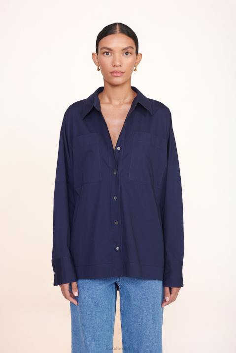 vrouwen kleding marine STAUD payton top 4TZV390