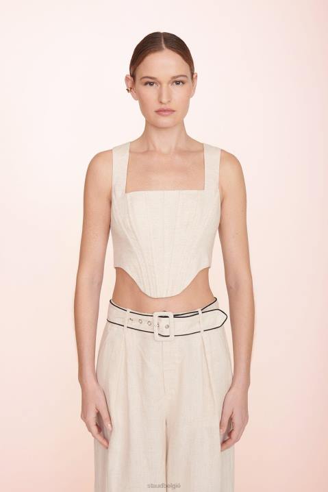 vrouwen kleding natuurlijk STAUD alice top 4TZV383