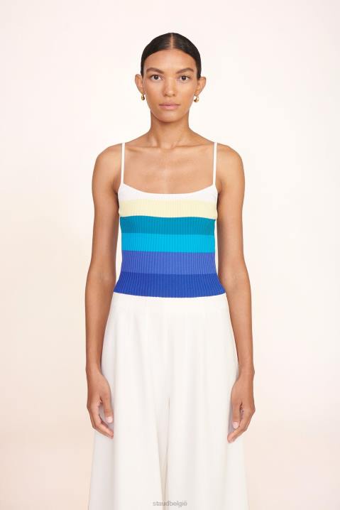 vrouwen kleding vreedzame streep STAUD soleil boven 4TZV386