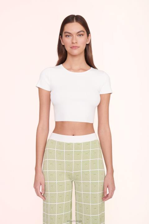 vrouwen kleding wit STAUD ila top 4TZV441