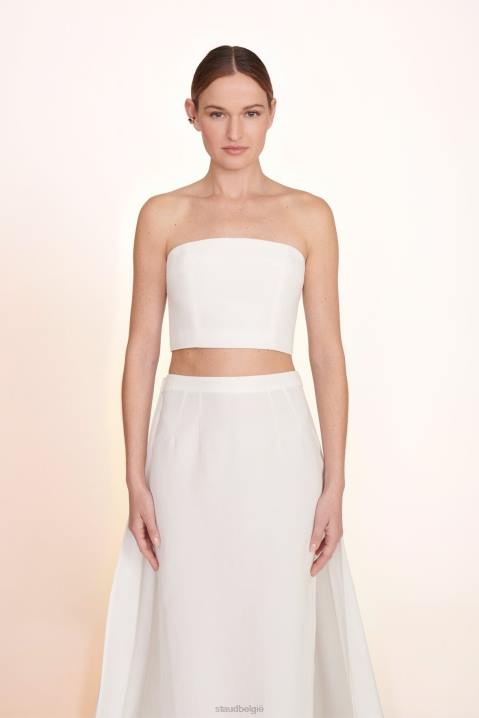 vrouwen kleding wit STAUD nila top 4TZV372