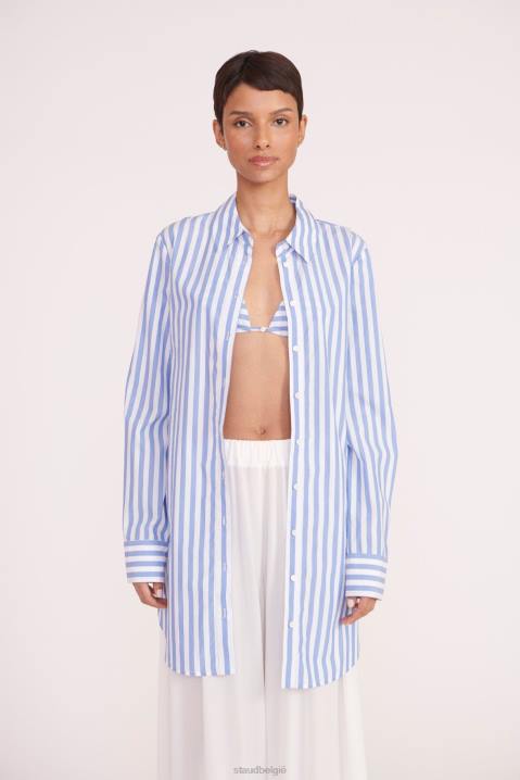 vrouwen kleding zee streep STAUD alita tuniek 4TZV325