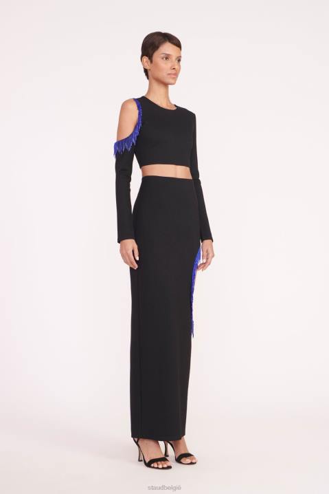 vrouwen kleding zwart STAUD ellen top 4TZV321