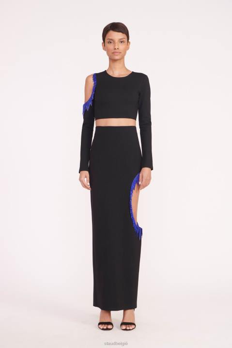 vrouwen kleding zwart STAUD ellen top 4TZV321