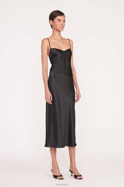 vrouwen kleding zwart STAUD gracieus top 4TZV322
