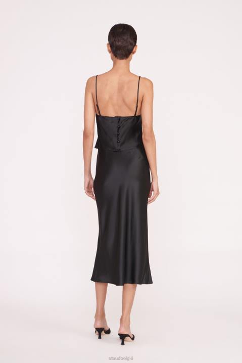 vrouwen kleding zwart STAUD gracieus top 4TZV322
