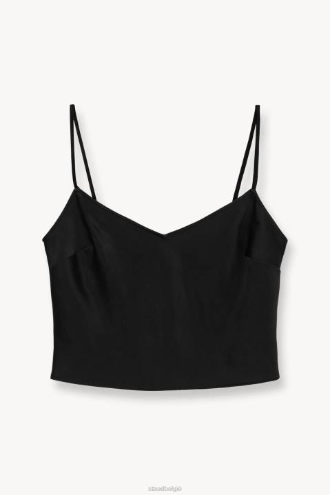 vrouwen kleding zwart STAUD gracieus top 4TZV322