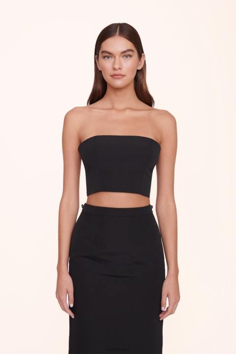 vrouwen kleding zwart STAUD nila top 4TZV373