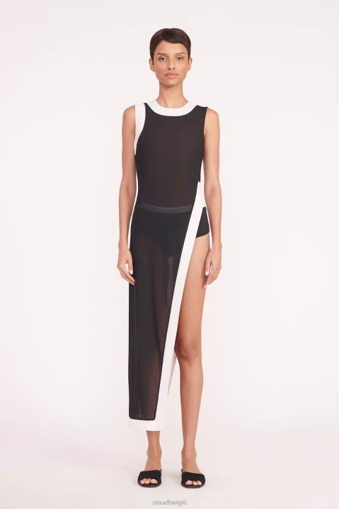 vrouwen kleding zwart wit STAUD aanwijzer dekking 4TZV651