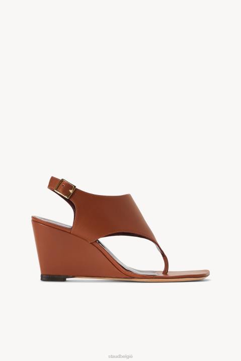 vrouwen schoenen bruinen STAUD Alex wig 4TZV940