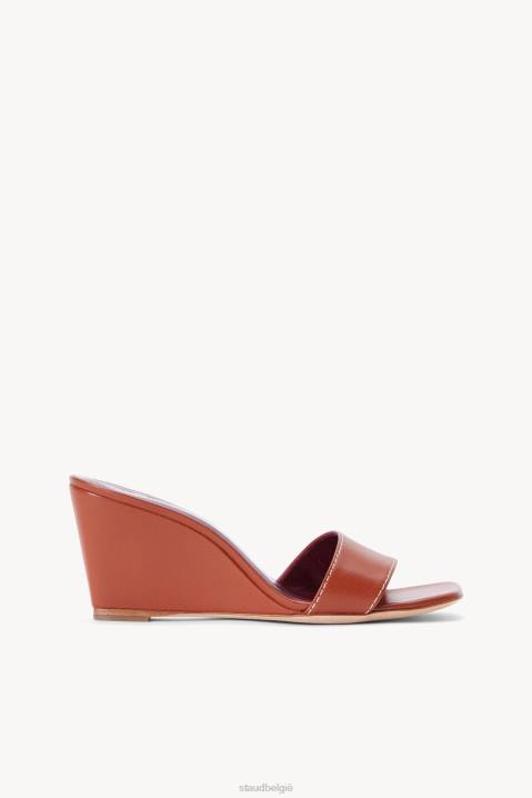 vrouwen schoenen bruinen STAUD billie wig 4TZV898