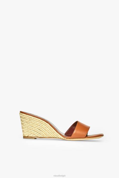 vrouwen schoenen natuurlijke bruining STAUD billie espadrilles met sleehak 4TZV908