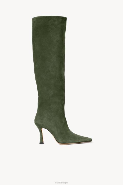 vrouwen schoenen avocado STAUD cami laars suède 4TZV990