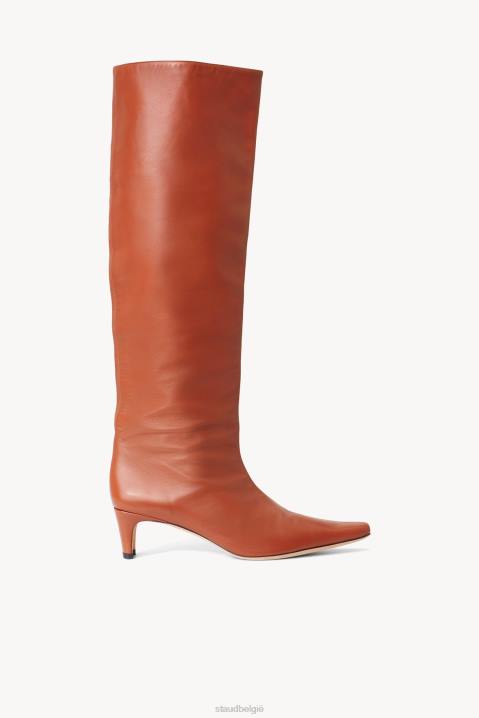 vrouwen schoenen bruinen STAUD wally laars 4TZV970
