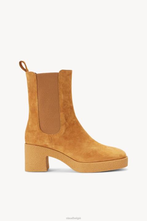 vrouwen schoenen cashew suède STAUD cybile laars 4TZV992
