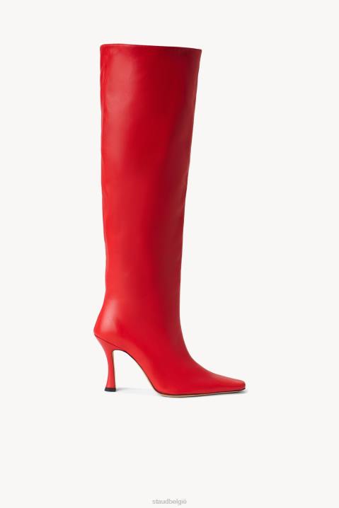 vrouwen schoenen kers STAUD cami laars 4TZV988
