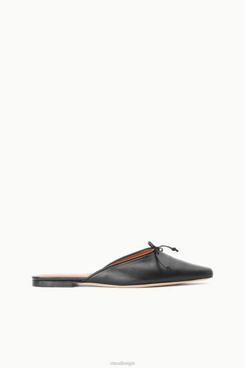 vrouwen schoenen zwart STAUD gina muilezel 4TZV956