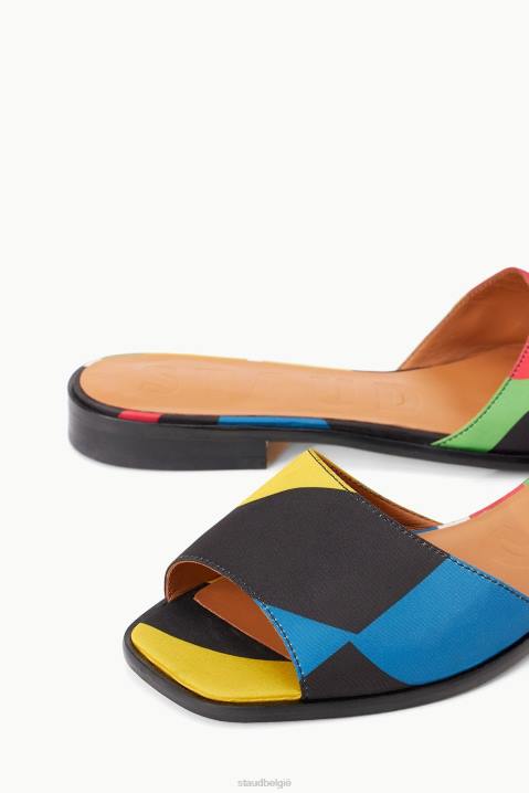 vrouwen kleding marmeren golvende tafzijde STAUD Kaspische glijbaan marmeren golf 4TZV665