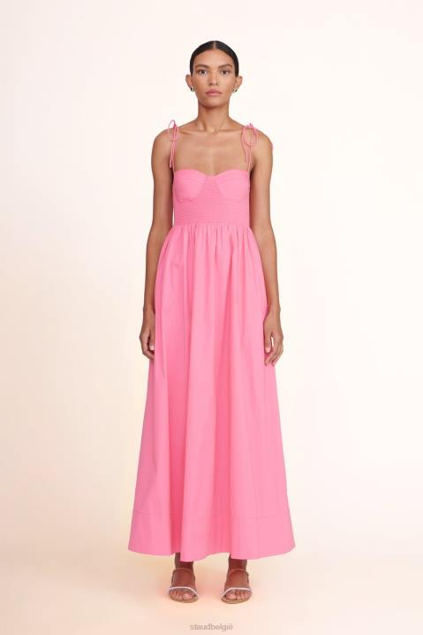 vrouwen schoenen strass cashewnoten STAUD laurier kristal sandaal suède 4TZV920