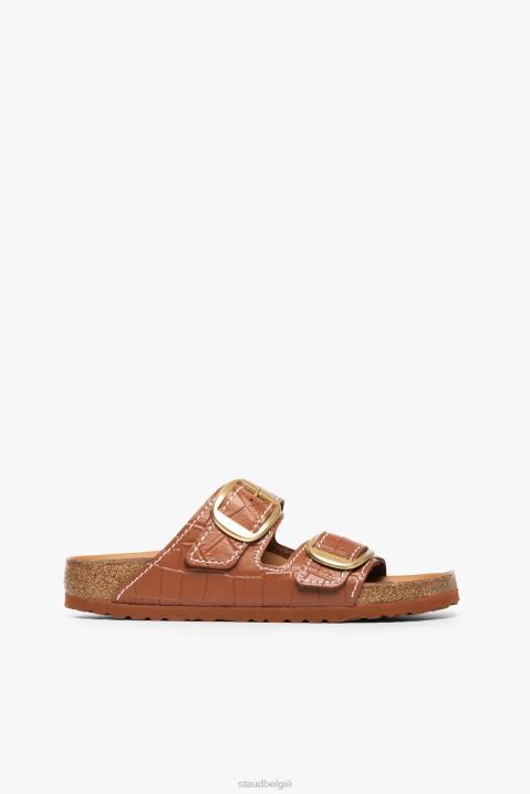 vrouwen schoenen zadel croc reliëf BIRKENSTOCK + STAUD arizona sandaal 4TZV929