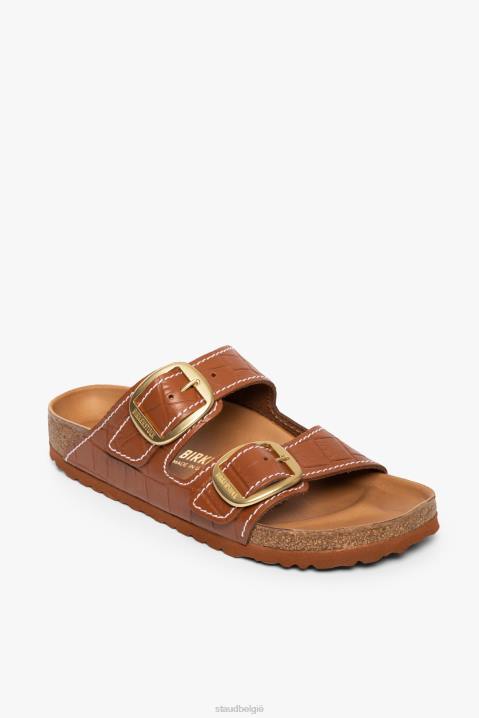 vrouwen schoenen zadel croc reliëf BIRKENSTOCK + STAUD arizona sandaal 4TZV929